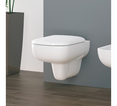 Унитаз подвесной Geberit Smyle безободковый Rimfree 54 см 500.210.01.1