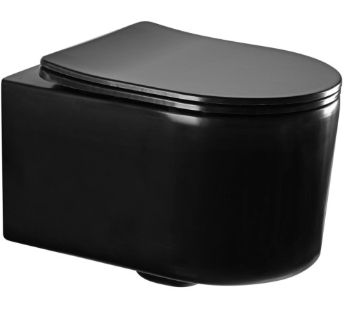 Комплект инсталляции 4 в 1 AQUATEK МИЯ-MB-017 (рама INS-0000020, крепеж KKI-0000002, клавиша KDI-0000017, унитаз AQ2004-MB soft-close) INS-0000020/KKI-0000002/KDI-0000017/AQ2004-MB