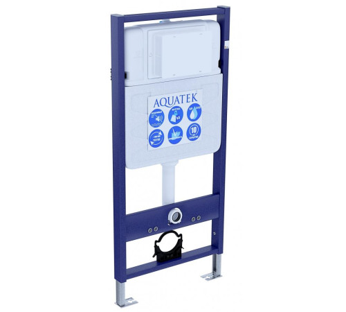 Комплект инсталляции AQUATEK БЕТТА (рама INS-0000012, унитаз AQ1253W-00) без кнопки INS-0000012/AQ1253W-00