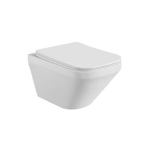 Унитаз подвесной Aquanet Лира безободковый с сиденьем микролифт 490x365x320 мм AQ1155-00