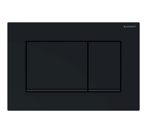 Клавиша смыва Geberit Sigma30 двойной смыв черный глянцевый 115.883.DW.1