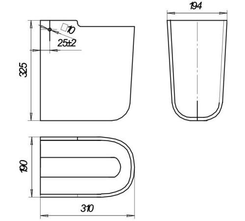 Полупьедестал Sanita Luxe Best Белый PD.WH/Best/N/WHT.G/S1