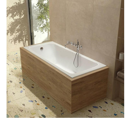 Ванна чугунная Wotte Start 1700х700х458 мм с отверстиями для ручек Start 1700x700UR