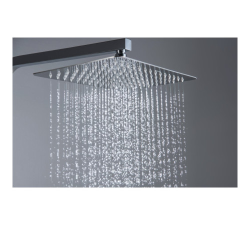 Душевая система Aquanet Либра AQ2640CR со смесителем для ванны 300х200 мм хром AQ2640CR