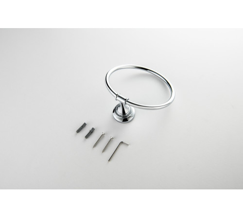 Полотенцедержатель кольцо Aquanet Классик хром AQ4512CR