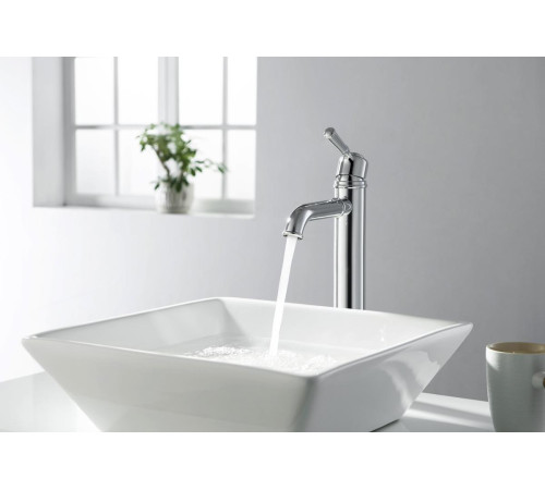 Смеситель для раковины высокий Aquanet КЛАССИК 235 мм без донного клапана хром AQ1504CR