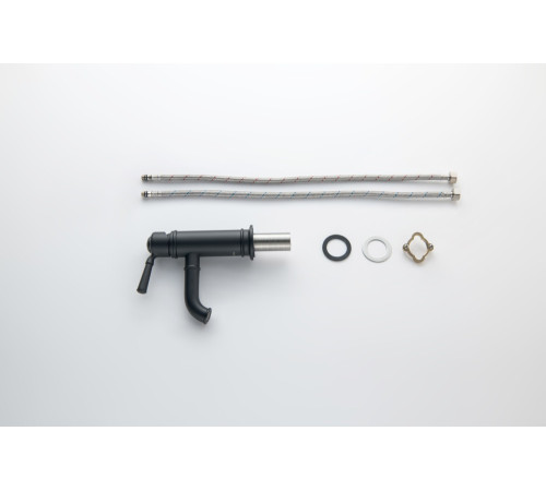 Смеситель для раковины Aquanet Классик без донного клапана матовый черный AQ1510MB