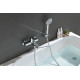 Смеситель для ванны Aquanet Oberon с душевым набором 3jet AQ1249CR