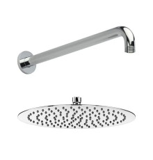 Верхний душ TOPAZ SLIM круглый 300 мм с держателем 325 мм 102145014EX/102126608EX