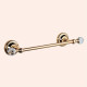 Полотенцедержатель подвесной TW Crystal 014 35.5 см золото с кристаллом Swarovski TWCR014oro-sw