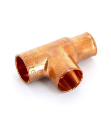 Тройник медный под пайку Viega 15х15х12 мм 104863