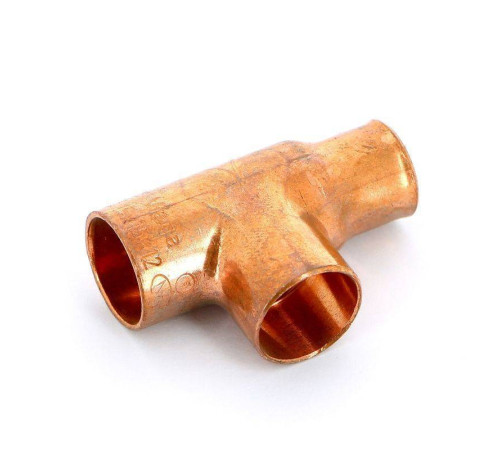 Тройник медный под пайку Viega 15х15х12 мм 104863