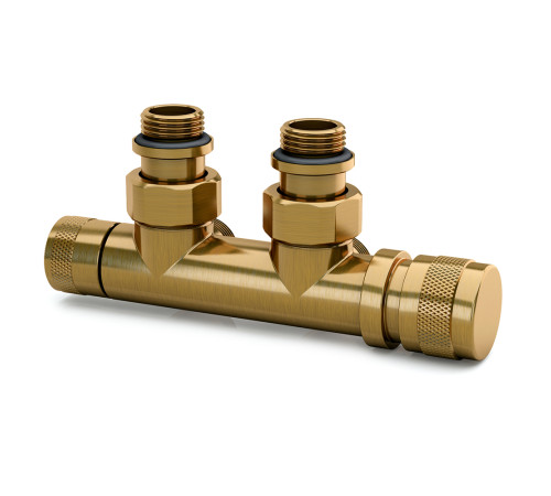 Узел нижнего подключения SR Rubinetterie Tondera угловой правый 1/2x3/4 Бронза 0681-1500Z0E0