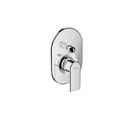 Смеситель для ванны и душа Hansgrohe Vernis Shape однорычажный хром 71458000