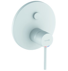 Смеситель для душа Kludi Bozz на 2 потребителя внешняя часть белый матовый 386595376