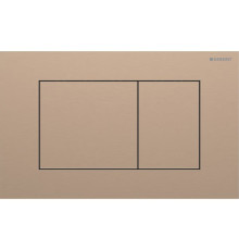 Клавиша смыва Geberit Sigma40 для двойного смыва квадратная красное золото 115.629.QB.1