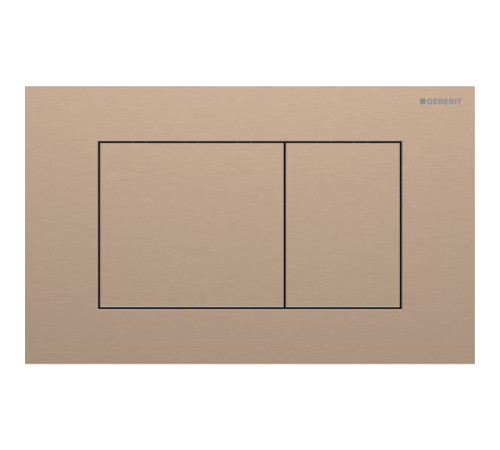 Клавиша смыва Geberit Sigma40 для двойного смыва квадратная красное золото 115.629.QB.1