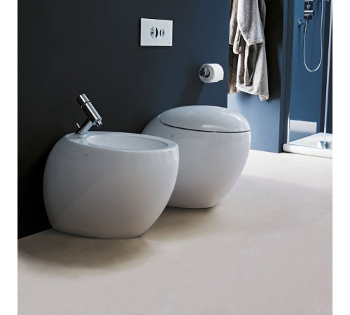 Биде напольное Laufen Il Bagno Alessi One 39x58.5x41.5 см LLC белый 8.3297.1.400.304.1