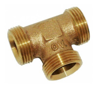 Тройник REHAU RAUTITAN RX бронза 1 1/4 x 1 1/4 x 1 1/4 наружная резьба Евроконус 1504556