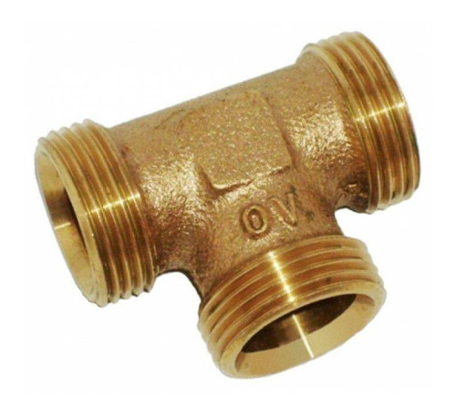 Тройник REHAU RAUTITAN RX бронза 1 1/4 x 1 1/4 x 1 1/4 наружная резьба Евроконус 1504556