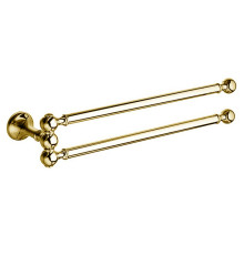 Держатель для полотенца Reperton поворотный двойной золото RE 214.52