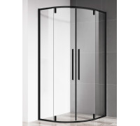 Душевой уголок Aquanet 800х800х1950 мм стекло 6 мм черный профиль AQM7101-2-8