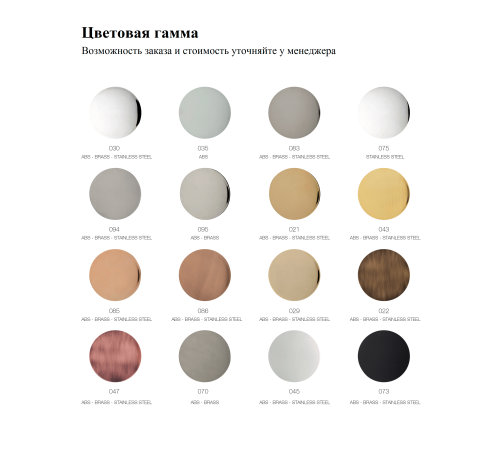 Внутренняя часть термостатического смесителя Bossini Oki/Cube на 2 потребителя Z030201000