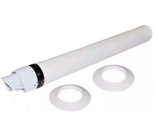 Окончание коаксиальное горизонтальное De Dietrich Ø 60/100 мм PPS без колена 100019963