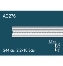 Молдинг для стен Perfect AC276 из полиуретана 2000х30х15 мм AC276