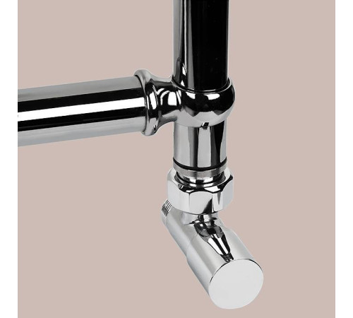 Полотенцесушитель водяной Irsap Bella 550x951 мм 6 трубок с вентилями и монтажным комплектом хром BEP053B50IR01NNN01