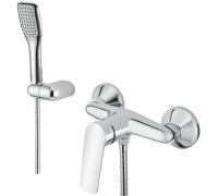 Смеситель для душа Mazzari Laguna с душевым набором хром LGA00801