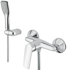 Смеситель для душа Mazzari Laguna с душевым набором хром LGA00801