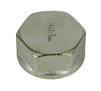 Заглушка латунная луженая ELSEN Metalit 1 внутренняя резьба EBF.02.10T