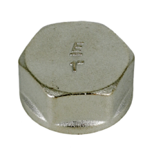 Заглушка латунная луженая ELSEN Metalit 1 внутренняя резьба EBF.02.10T