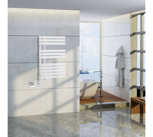 Полотенцесушитель электрический Boheme Venturo 50х9.5х89.8 см белый матовый 721-MW