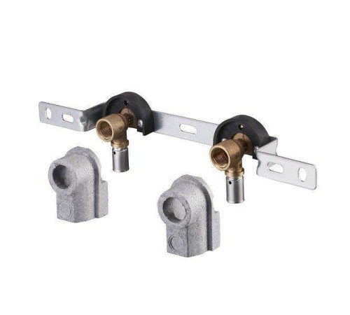 Монтажная шина Viega 20x2.5 1/2 153 мм короткая модель изогнутый крепеж 1518187