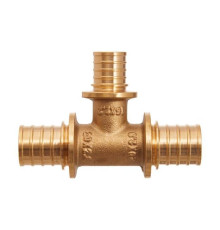 Тройник аксиальный латунный Smart Install 25x3.5-20x2.8-25x3.5 мм 52187S