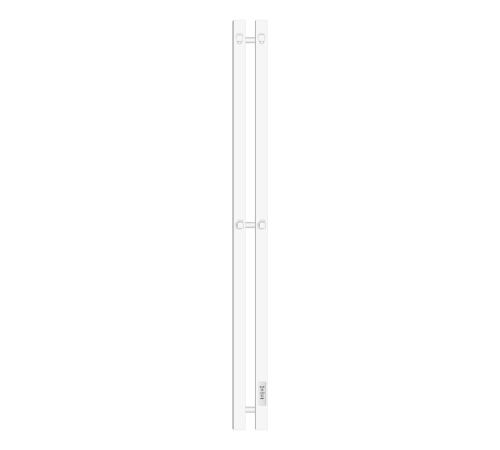 Полотенцесушитель электрический Primoclima Sol Q E White 1200x60 мм 2 секции PCSolQEWhite12062