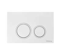 Панель смыва TECE TECESpring с круглыми кнопками белый глянцевый/хром 9940103