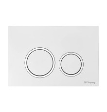 Панель смыва TECE TECESpring с круглыми кнопками белый глянцевый/хром 9940103