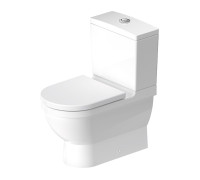 Унитаз-моноблок напольный приставной Duravit Starck 3 65.5х36 см универсальный выпуск бачок с механизмом 0128090000/0920100005