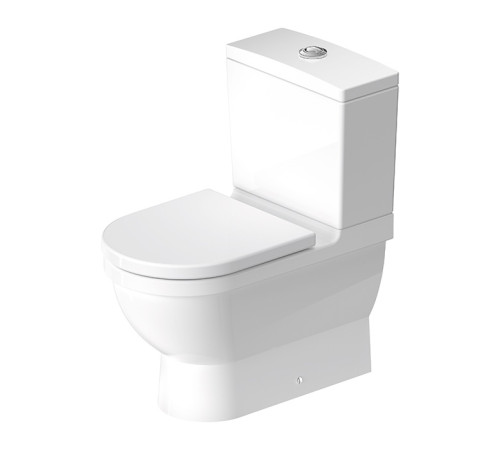 Унитаз-моноблок напольный приставной Duravit Starck 3 65.5х36 см универсальный выпуск бачок с механизмом 0128090000/0920100005