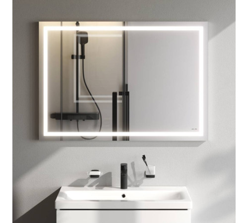 Зеркало настенное AM.PM Gem с LED-подсветкой по периметру 100 см M91AMOX1001WG
