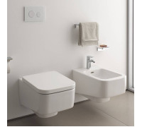 Биде подвесное LAUFEN Pro S 53x36 см 1 отверстие белое 8.3096.1.000.302.1