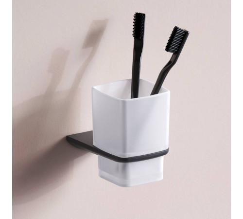 Набор аксессуаров для ванной и туалета AM.PM Inspire V2.0 черный AK50D1206B