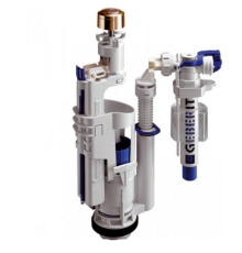 Механизм двойного смыва Kerasan Geberit нижний подвод бронза 7509K3