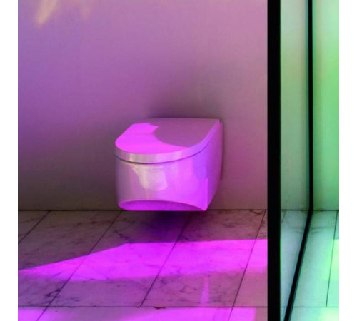 Унитаз подвесной Laufen Sonar 53х37х34 см безободковый белый матовый 8.2034.1.757.000.1