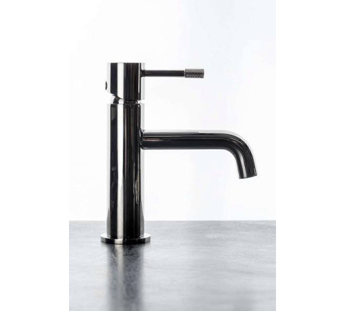 Смеситель для раковины Boheme Uno глянцевый антрацит 461-SGM