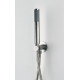 Душевой набор Bossini Zen Inox ручной душ со шлангом и держателем матовая сталь INC004.075