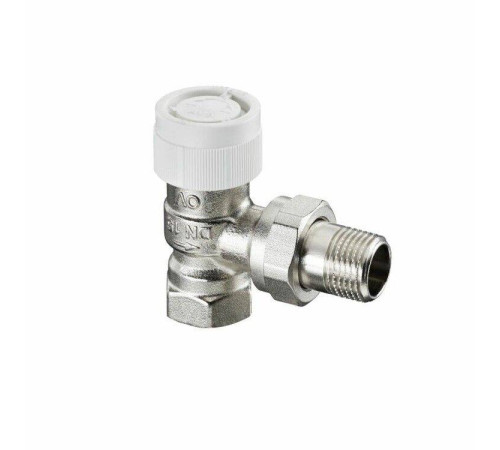 Вентиль термостатический Oventrop AV 9 угловой DN 15 1/2 ВН никелированный 1183704
